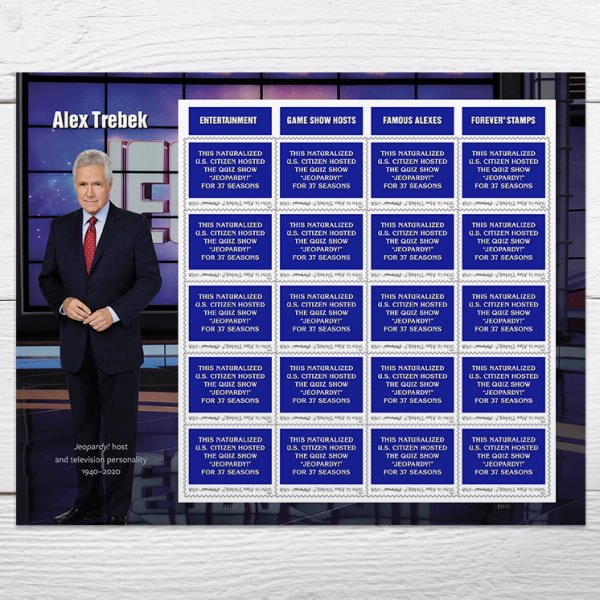 Alex Trebek Stamps
